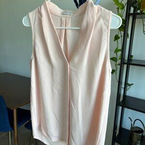 Aritzia Babaton Power Blouse Sleeveless - Light Pink (Size S)